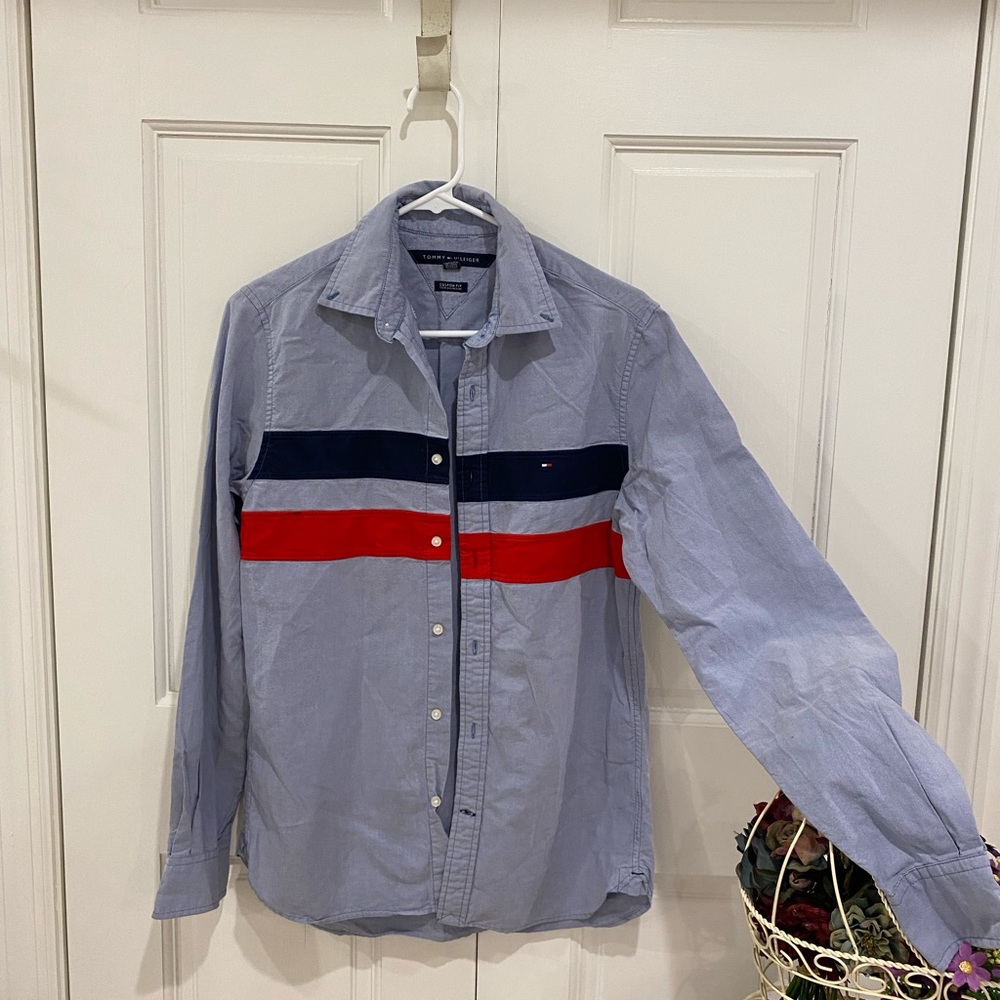 Tommy Hilfiger - custom fit - S - men’s- lightblue